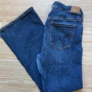 American Eagle Outfitters Dark Blue Flare Jeans